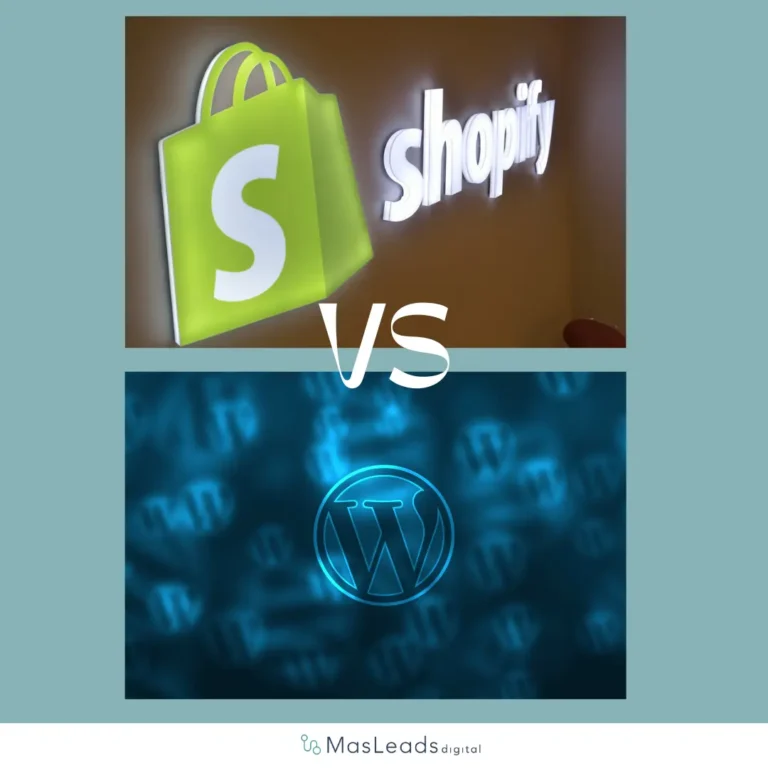 Shopify vs WordPress: ¿Cuál es mejor? - MasLeads Digital
