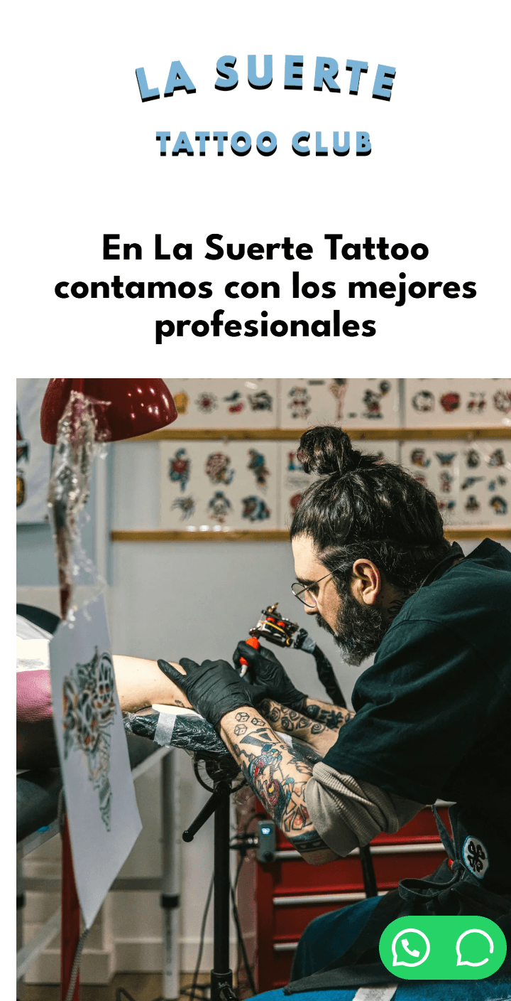 la suerte tattoo. Agencia de marketing digital para pymes masleads digital