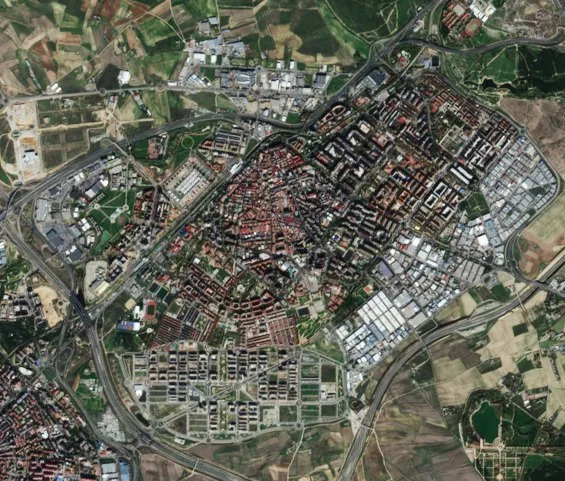 Vista aérea de Alcorcón