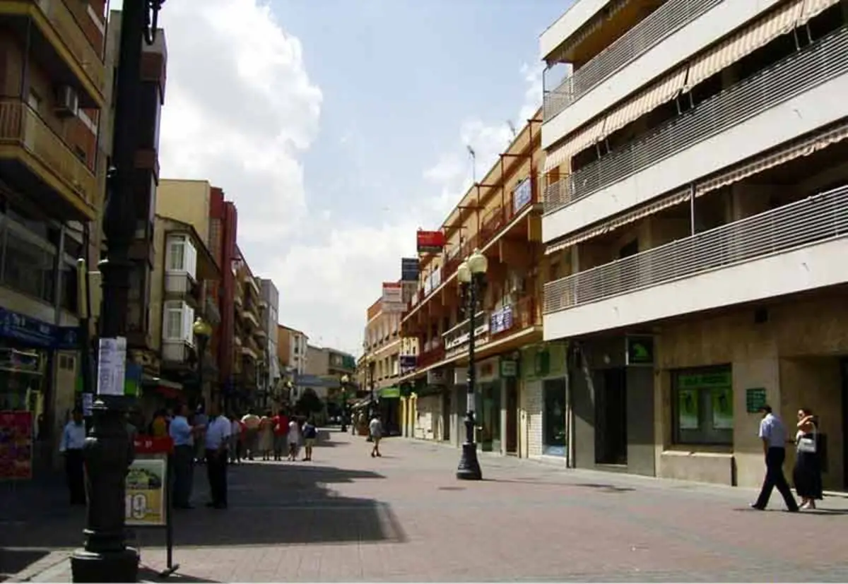 Calle Madrid en Getafe - zona comercial del centro de Getafe